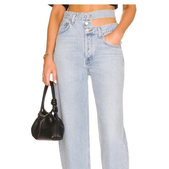 AGOLDE High-Rise Broken Waistband Jeans - Picture 3 of 11